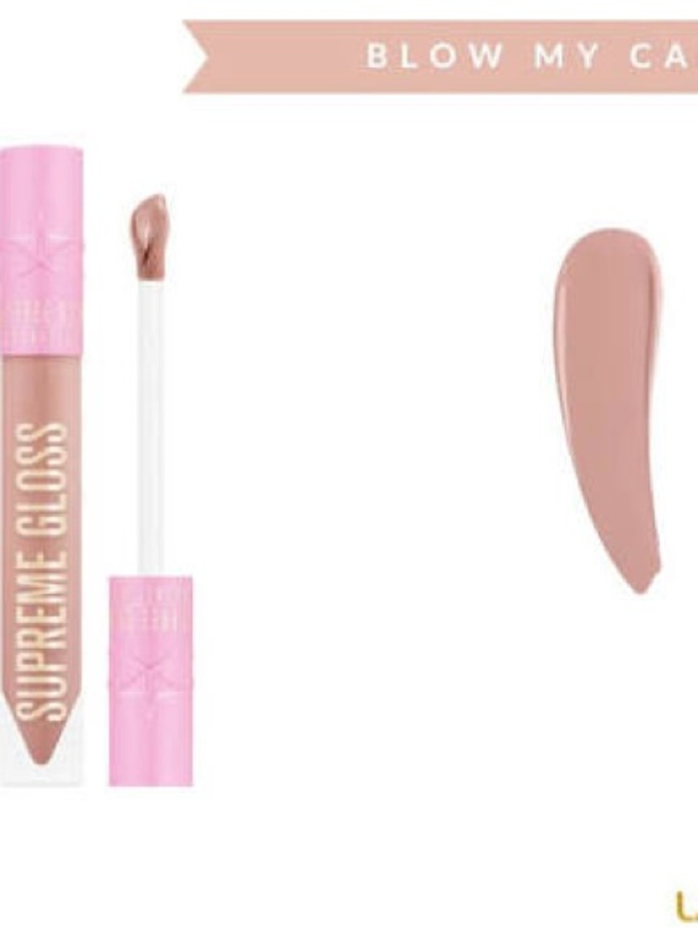 Jeffree Star Supreme Gloss in Nude Beige Pink